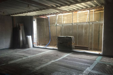 IMKO London Services Basement St Georges Road TW1 Construction Inside
